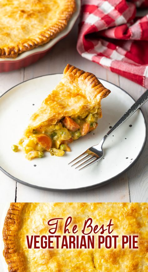 Vegetarian Pot Pie Recipe, Vegetarian Thanksgiving Main Dish, Vegetable Pot Pie, Thanksgiving Main Dish, Veggie Pot Pie, Vegetarian Pot Pie, Vegetable Pot Pies, Pot Pie Recipe, Vegetarian Thanksgiving