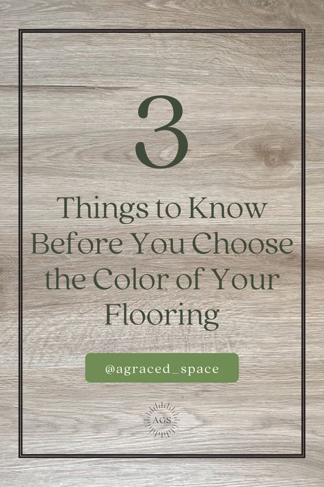 How to Choose Flooring For Different Rooms — A Graced Space