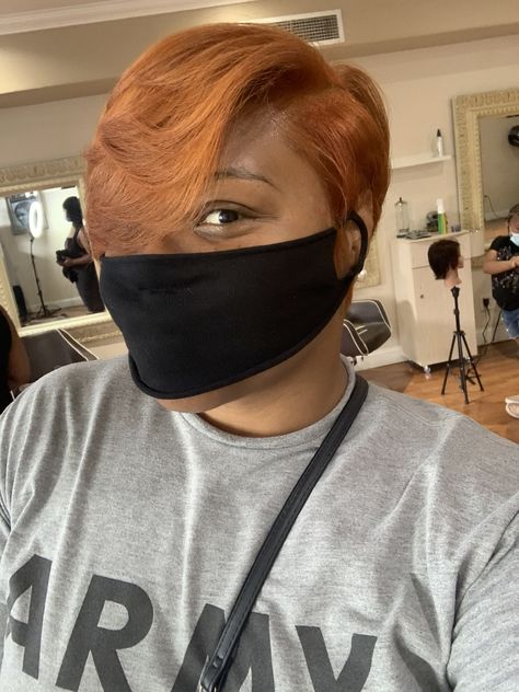 Orange Bob Wig, Hair Color Ideas Short Hair, Wig Kit, Orange Hair Color Ideas, Short Copper Hair, Orange Brown Hair, Orange Bob, Burnt Orange Hair, Orange Hair Color