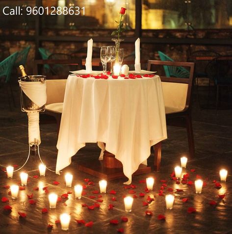 we recommend you to go for VALENDINE! Address- Sky Lounge & banquet, Starottél, 15, Ashram Road, Usmanpura Call- 96012 88631  #Food #Restaurants #Hotel #Valentinesday #PoolsideRooftop #CandleLightDinner #LiveMusic #SkyLoungeAndBanquet #StarottelHotelAhmedabad #CityShorAhmedabad Candle Light Dinner Ideas, Romantic Dinner Setting, Romantic Dinner Decoration, Ideas Aniversario, Romantic Room Decoration, Light Dinner Recipes, Birthday Room Decorations, Candlelight Dinner, Tafel Decor