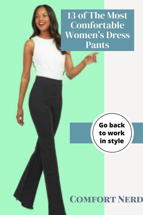 We have gathered together a list of some of the most popular and comfy pants that have become classic business dress pant that will work well for most women. Slack Pattern, Women's Slacks, Tall Women Dresses, Comfortable Dress Pants, Best Work Pants, Business Dress Women, Women's Dress Pants, Dress Yoga Pants, Pants For Work