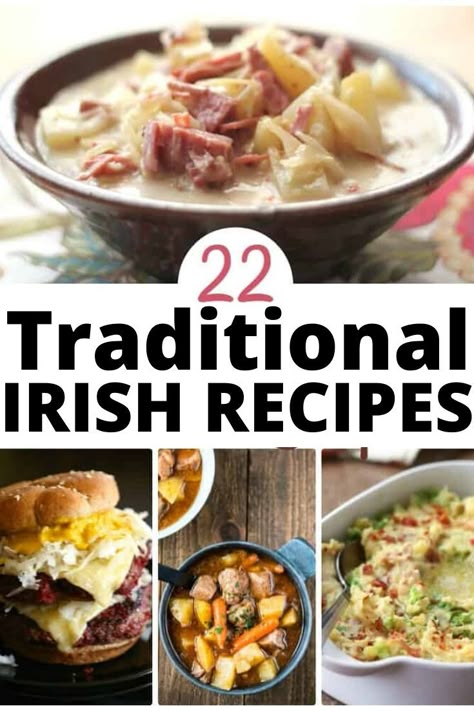 Irish Dinner Recipes, Easy Irish Recipes, Irish Meals, Traditional Irish Recipes, Irish Dessert Recipes, Irish Dinner, Irish Recipes Authentic, Irish Desserts, Irish Cooking