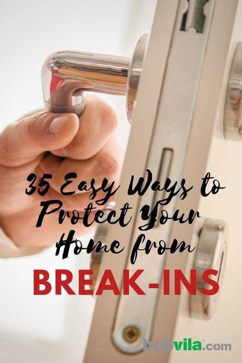 Burglary Proof, Burglary Prevention, Home Security Ideas, Bed Rooms Ideas, Home Safety Tips, Burglar Proof, Home Security Tips, Door Security, Diy Home Security