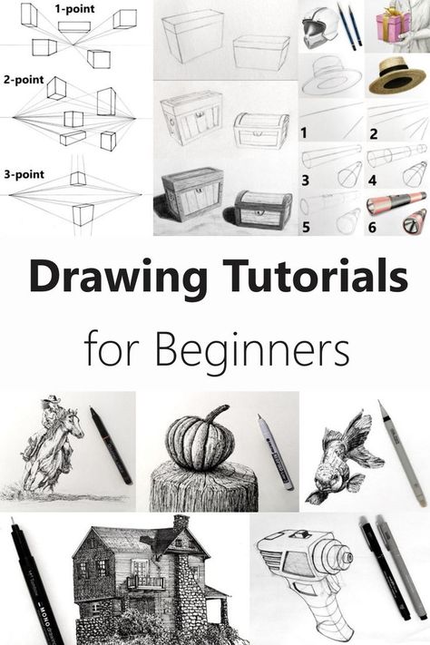 Drawing tutorials Sketch And Paint, Beginner Drawing Lessons, Beginner Drawing, Basic Sketching, Beautiful Pencil Drawings, Beginner Sketches, Drawing Instructions, Learn To Sketch, Pencil Drawings For Beginners