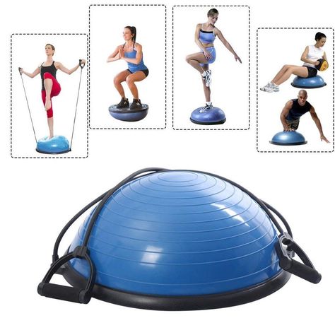 Exercise For Fitness, Bosu Ball Workout, Bosu Workout, Ball Yoga, Fitness Studio Training, Ball Workouts, Exercise Balls, Balance Trainer, Ball Workout