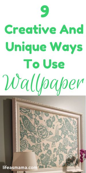 Vintage Wallpaper Repurpose, Unique Ways To Use Wallpaper, Crafts Using Wallpaper, Wallpaper Picture Frame Ideas, Wallpaper Inside Frame, Creative Use Of Wallpaper, Old Wallpaper Crafts, Extra Wallpaper Ideas, Art On Top Of Wallpaper