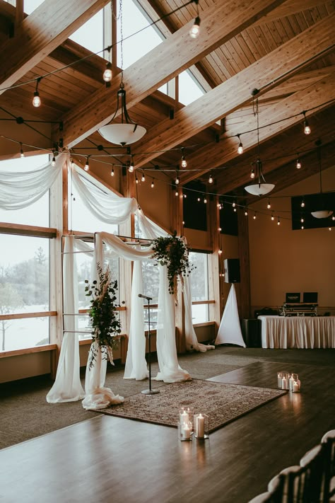 Moody Winter Wedding Inspiration at St. Boniface Golf Club #winterwedding #moodywedding #romanticwedding #winterwonderland #modernwedding #winterwedding #winnipegwedding #manitobawedding #stbonifaceweddingandevents Minimal Winter Wedding, Winter Wedding Decorations Diy, Indoor Winter Wedding, Simple Wedding Venues, Moody Winter Wedding, Glasshouse Wedding, Wedding Winter Wonderland, Fantasy Woodland, Twilight Forest