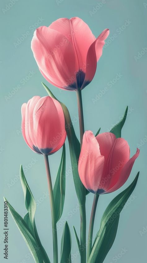 Tulip Reference, Tulip Still Life, Still Life Reference Photos Flowers, Still Life Reference Photos For Artists, Still Life Reference Photos, Tulip Reference Photo, Tulips Pink Drawing, Tulip Landscape Painting, Pink Tulips Photography