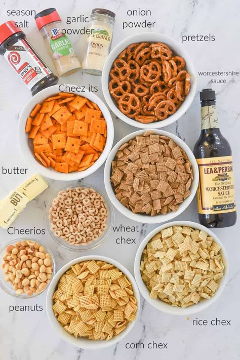 Homemade Chex Mix is a classic snack and it is totally addictive. Just watch it disappear at your next party! The Best Homemade Chex Mix Recipe, Chex Mix Recipes With Cheetos, Just Chex Mix Recipes, Cheez It Chex Mix Recipe, Chex Mix Pretzels, Chex Mix Recipes Savory With Cheerios, Chex Mix Cheese Its, Oven Chex Mix Recipes Baking, Homemade Christmas Chex Mix Recipe