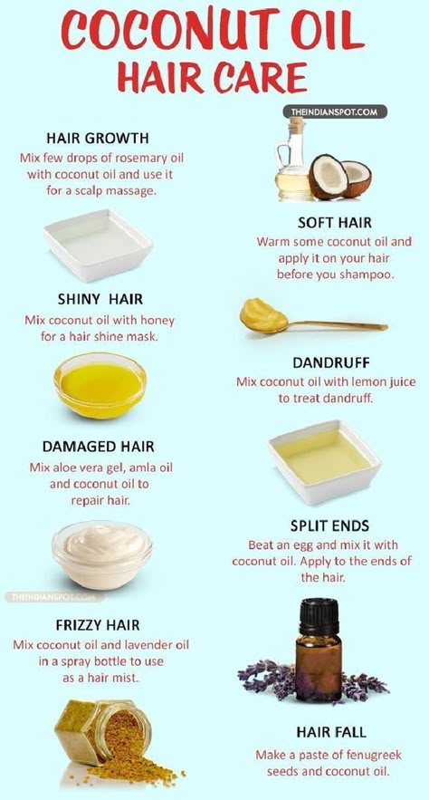 10 Amazing Ways To Use Coconut Oil For Healthy Hair And Scalp #Hairandskincare Hair Care Benefits Of Coconut, Coconut Oil Uses, Benefits Of Coconut Oil, Coconut Oil Hair, Healthy Hair Tips, Oil For Hair, Oil Hair, Hair Treatments, Hair Remedies