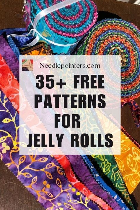 Free Jelly Roll Quilt Patterns and Projects | Needlepointers.com #quilt_patterns #beginner_quilting #advanced_quilting #creative_quilting #diy_decor #craft_ideas #home_decor Quilt Patterns Using Jelly Rolls, Quilts Using Jelly Rolls, Free Jelly Roll Quilt Patterns, Strip Rag Quilts, Free Quilt Patterns Printables, Jelly Roll Sewing, Basic Sewing Patterns, Quilt Jelly Roll, Quilted Potholder Pattern