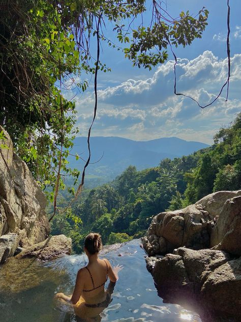 Thailand Waterfall, Gap Year Travel, Thai Islands, Thailand Vacation, Thailand Photos, Koh Samui Thailand, Nature Instagram, Where To Travel, Southeast Asia Travel