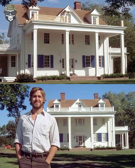 The Notebook Movie House, The Notebook House Bloxburg, Famous Houses From Movies, House From The Notebook, The Notbook, The Notebook House, Love Like God, Houses From Movies, Notebook House