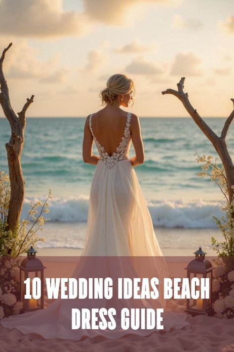 Did you know that finding the perfect wedding ideas beach dress can transform your seaside ceremony dreams into reality? Dive into our guide for stunning beach wedding dresses, perfect sand-friendly silhouettes, and breathtaking coastal bridal looks. Discover the secrets to breezy fabrics that dance with ocean breezes, and get inspired by unforgettable shoreline style that promises to make waves on your big day. Beach Glam Wedding Dress, Boho Beach Wedding Dresses, Beach Vibe Wedding Dress, Beach Simple Wedding Dress, Simple Wedding On The Beach, Beach Bride Dress Ocean, Unique Plus Size Wedding Dresses Beach, Tropical Beach Wedding Dress, Key West Wedding Dress