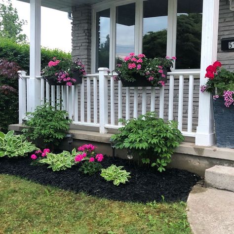 2024 Low Front Porch Landscaping Ideas: Easy Maintenance, Country Style Landscaping For Front Of House With Porch, Front Porch Yard Landscaping, Landscaping Along Front Porch, Landscape Ideas Around Front Porch, Landscaping Ideas In Front Of Porch, Landscaping Ideas For Front Porch, Low Landscaping Front Yard, Landscape Ideas In Front Of Porch, Front Yard Bed Landscaping