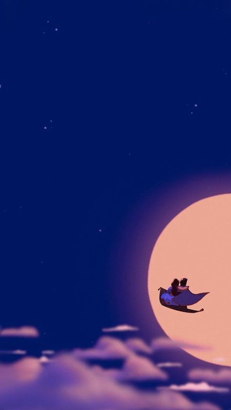 Aladdin 1992, Aladdin, Full Moon, The Sky, Moon, Wallpapers, Iphone, Disney