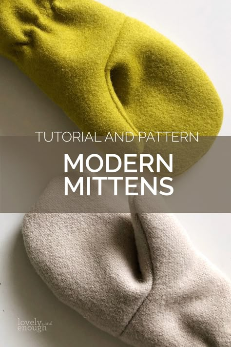 Mitten Sewing Pattern - Cozy and Quick — Lovely and Enough Diy Fleece Mittens, Sewn Mittens Free Pattern, Christmas Gifts To Sew For Family, Mitten Sewing Pattern Free, Free Mitten Sewing Pattern, Mittens Sewing Pattern Free, Sewing Mittens Pattern, Cute Sewn Gifts, Free Mitten Patterns Sewing