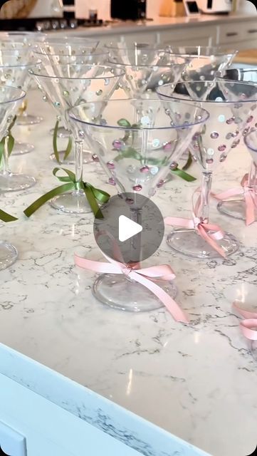 RAVEN ELYSE on Instagram: "I’m a Virgo, of course I’m decorating the martini glasses for my birthday party! #atinibitolder #martiniparty" Cupcakes In Wine Glasses, Martini Bar Party Ideas, Martini Party Ideas Decoration, Martini Bar Party, Wine Glass Decorating Ideas, Raven Elyse, Martini Party, Martini Set, Wine Glass Decor