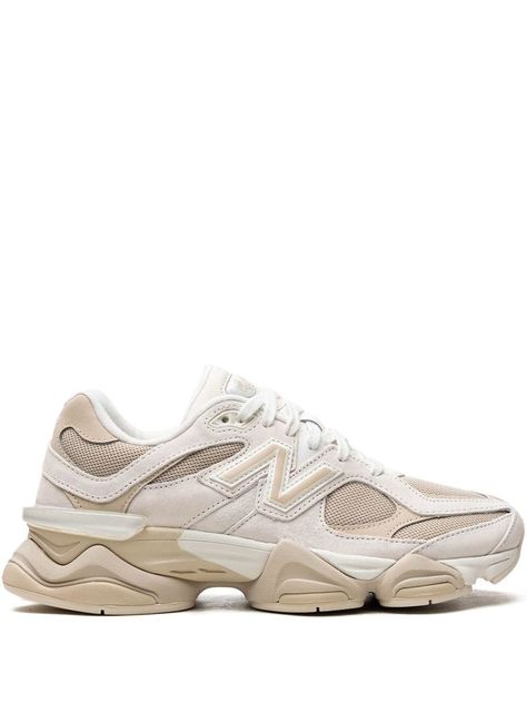 New Balance 9060 "Beige/White" sneakers - Neutrals Streetwear Fashion Sneakers, White Chunky Tennis Shoes, Chunky White Tennis Shoes, Beige Shoes Outfit Sneakers, New Balance 9060 Beige, Chunky New Balance Sneakers, Beige Nikes, Beige New Balance Outfit, Cream New Balance Shoes