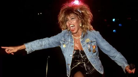 Black Dress Jean Jacket, Tina Turner Musical, Dress Jean Jacket, Ike Turner, 1980s Fashion Trends, Ally Mcbeal, 80s Fashion Trends, Joe Louis, Ike And Tina Turner