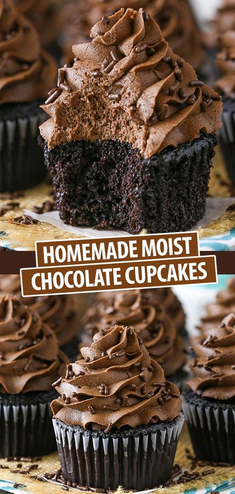 Dessert Kabobs, Homemade Chocolate Cupcakes, Moist Chocolate Cupcakes, Chocolate Cupcake Recipe, Chocolate Cupcakes Moist, Homemade Cupcakes, Cupcake Recipes Chocolate, Cupcake Recipe, Chocolate Dessert Recipes