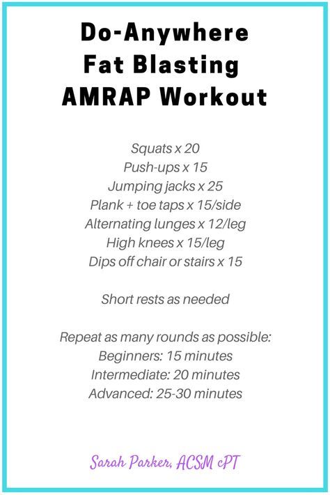 Amrap Workouts, Workout At Home For Women, Fat Burning Home Workout, Fitness Accountability, Amrap Workout, Crossfit Workouts At Home, Crossfit At Home, Workout Hiit, At Home Workouts For Women