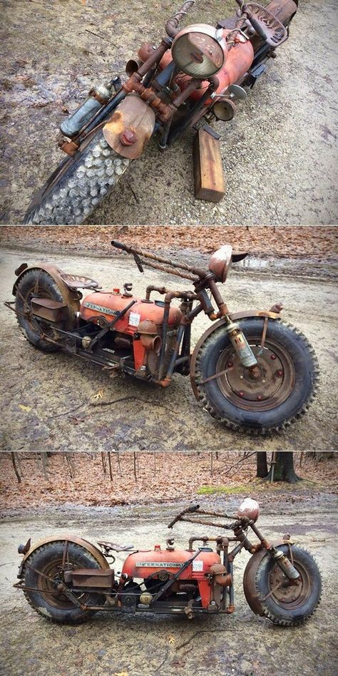 Rat Bike Motorcycle, Steampunk Motorcycle, Custom Motorcycles Bobber, Rat Rod Bike, Rat Bikes, Vintage Motorcycle Posters, Motorcycle Apparel, Cafe Racing, Rat Bike