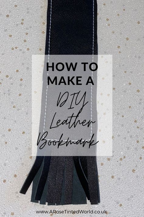 Leather Bookmark Diy, Small Leather Projects Diy, Leather Bookmarks Handmade, Leather Diy Projects, Old Leather Jacket, Small Leather Projects, Sustainable Swaps, Leather Bookmarks, Plastic Free Life