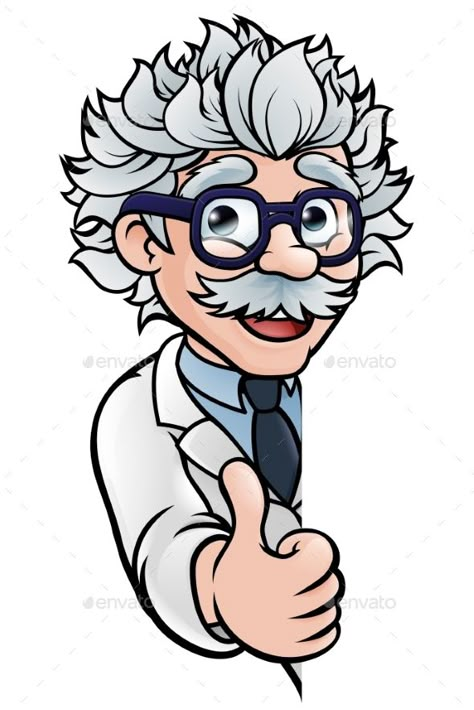 Albert Einstein Drawing Cartoon, Scientist Cartoon Character, Cartoon Scientist, Scientist Cartoon, Hug Illustration, Art Classroom Management, Science Icons, Page Borders Design, Powerpoint Background Design