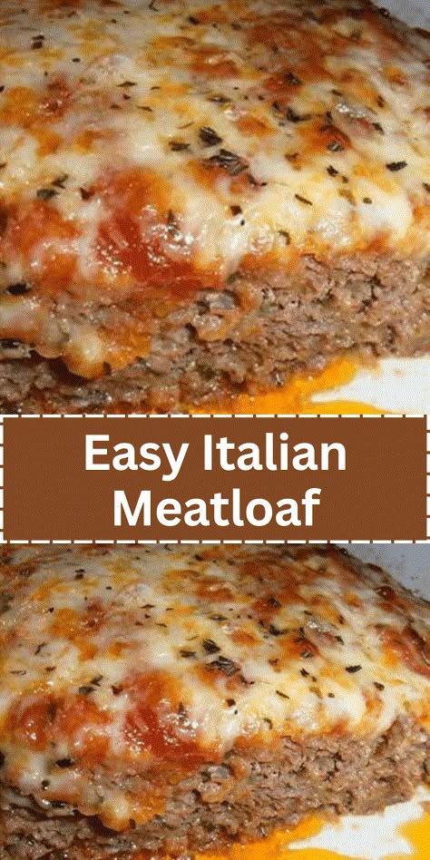 Easy Italian Meatloaf Easy Italian Meatloaf, Italian Meatloaf Recipes, Traditional Meatloaf, Italian Meatloaf, Italian Sausage Recipes, Good Meatloaf Recipe, Ground Italian Sausage, Mild Italian Sausage, Beef Dinners