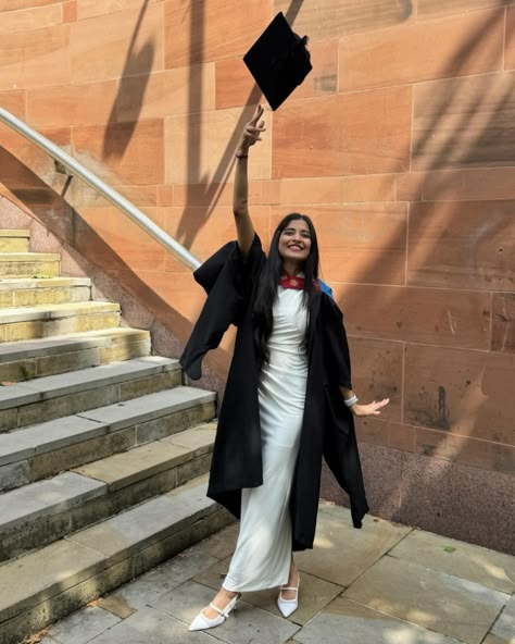 Not 🎓tion needed! . . . graduation, #classof2024, #gradlife, #graduationday, #proudgraduate, #gradceremony, #graduationphotos, #graduationcap, #graduationoutfit Convocation Outfit Graduation Classy, Collage Graduation Pictures, College Graduation Outfit Ideas Dresses, Convocation Outfit Graduation, Graduation Dress Outfit, Outfit For Graduation, College Graduation Outfit Ideas, Outfits For Graduation, Graduate Pictures