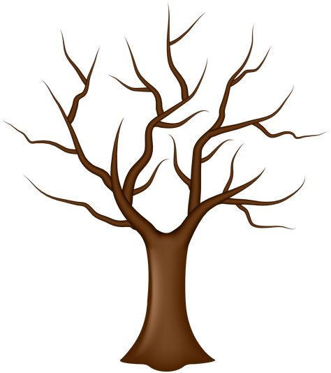 Tree Without Leaves, Leaves Png, Valentine Tree, Fall Art Projects, Tree Templates, Leaf Clipart, Tree Clipart, Leaf Template, Bare Tree