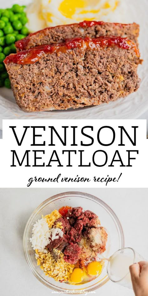 Deer Meat Meatloaf, Deer Meatloaf, Ground Deer Recipes, Spicy Crab Cakes, Venison Meatloaf, Sweet Thai Chili Sauce, Ground Venison Recipes, Sweet Thai Chili, Venison Meat