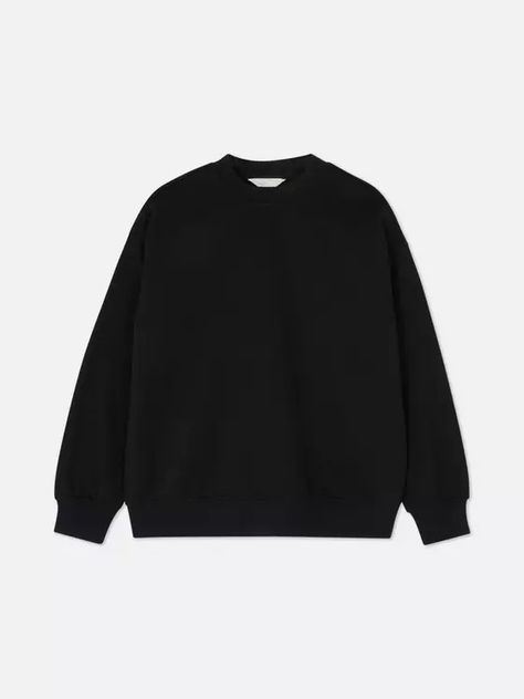 Primark Clothes, Vinal Ideas, Primark Outfit, Black Sweatshirt Outfit, Mockup Sweatshirt, School Jumpers, White Wide Leg Jeans, Primark Store, Essential Sweatshirt