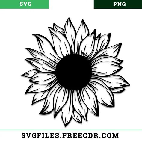 Sunflower Svg Free For Cricut Cricut Shirt Templates, Cricut Sunflowers Templates, Sunflower Clipart Free, Sunflower Stencils Printables Free, Cricut Sunflower Svg, Sunflower Png Free, Sunflower Svg Free Cricut Vinyl, Bumble Bee Svg Free, Round Svg Free