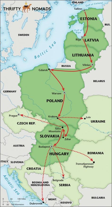 The Ultimate Eastern Europe Travel Guide - Thrifty Nomads Eastern Europe Map, European Travel Outfit, Europe Itinerary, Europe Travel Outfits, Germany Map, Eastern Europe Travel, Europe Itineraries, East Europe, Backpacking Europe