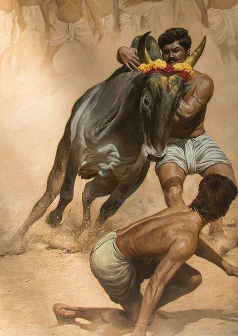 Jallikattu Bull Images, Jallikattu Photos, Jallikattu Drawing, Jallikattu Images, Indian Bull Images, Tamil Art Culture, Tamil Art, Bull Images, Bull Painting