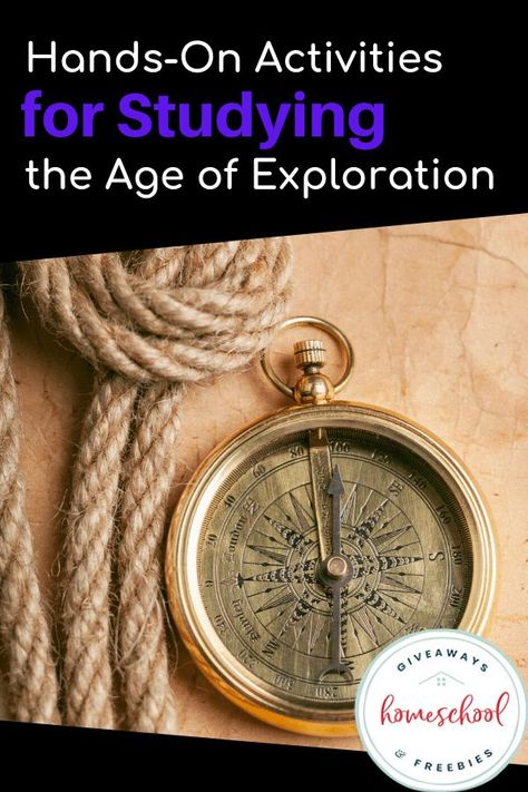 Hands-On Activities for Studying the Age of Exploration. #handsonhistory #ageofexploration #handsonlearning European Explorers 3rd Grade, Age Of Exploration Activities, European Explorers Activities, Early Explorers Activities, Classroom Camping, 8th Grade History, Middle Ages History, Age Of Exploration, Early Explorers