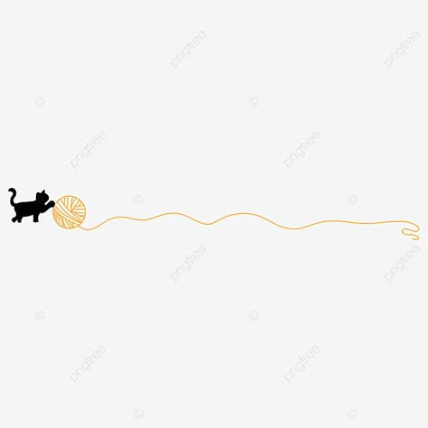 Cat With Ball Of Yarn Drawing, Cat Playing With Yarn Tattoo, Cat With Yarn Tattoo, Cat Playing With Yarn Drawing, Yarn Ball Illustration, Cat Playing Illustration, Cat Playing With Yarn, Yarn Tattoo, Cat Logos