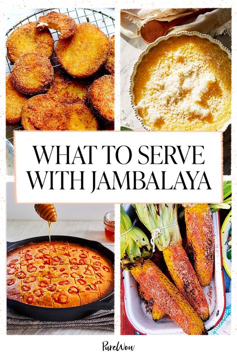 Jambalaya Sides, Purewow Recipes, Cajun Appetizers, Jambalaya Pasta, Mini Key Lime Pies, Key Lime Pies, Meal Breakfast, Appetizer Dessert, Jambalaya Recipe