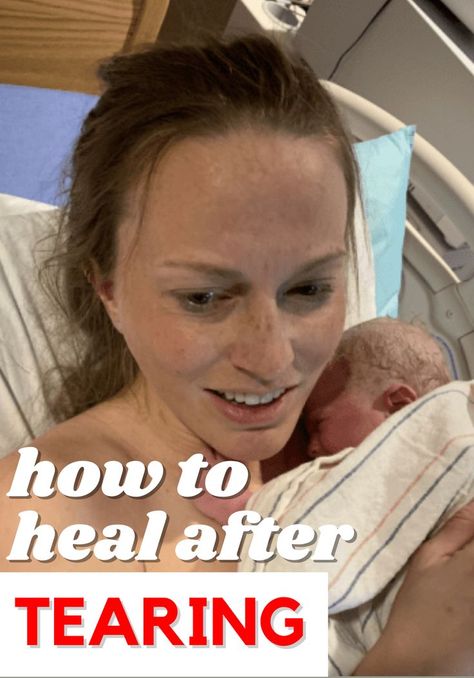 Postpartum recovery care is difficult for new moms. These tips for care & healing will help you get through recover from a tear during labor. Postpartum Health, Labor And Delivery, Postpartum Care, Postpartum Recovery, After Baby, Home Bathroom, First Week, Postpartum, Parenting Hacks