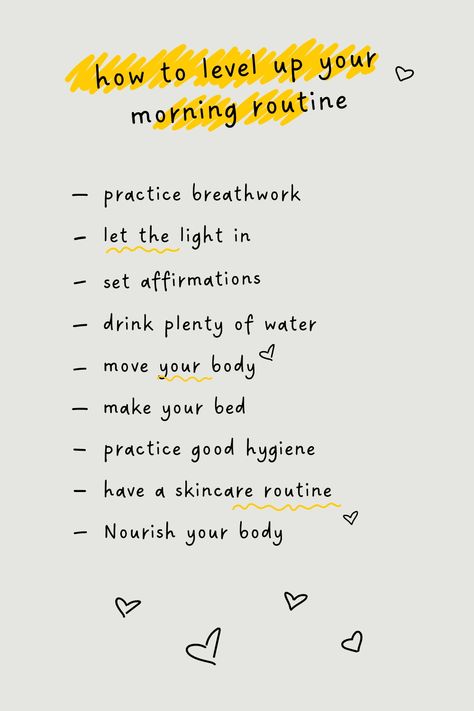 How to Level Up Your Morning Routine List | Steps to Elevate Your Morning Routine | Tips and Advice for a productive morning | Happy morning routine | early morning routine | Morning routine for girls | 9-5 morning routine | Summer fall spring winter morning routine Spring Morning Routine, Morning Routine Early, Morning Routine List, Winter Morning Routine, 5am Morning, Early Morning Routine, Routine List, Morning Routine Tips, Morning Routines List