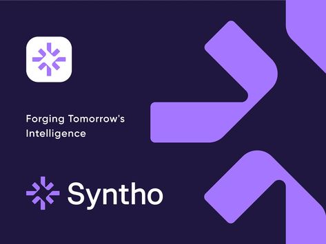 Syntho - abstract tech logo design by Deividas Bielskis on Dribbble Fin Tech Branding, Circuit Logo Design, Network Logo Design Ideas, Health Tech Logo, Abstract Web Design, Tech Branding Design Visual Identity, Tech Branding Design, Transform Logo, Tech Logo Ideas