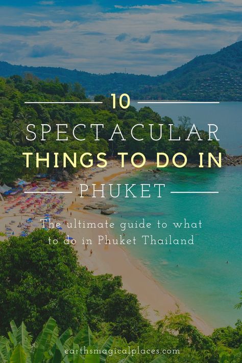 All the top things to do in Phuket Thailand! Think of this as your ultimate Phuket travel guide to the best beach, nightlife, resorts and so much more! | Things to do bucket lists | What to do in Phuket! #travel #thailand #phuket #guide Honduras Photography, Phuket Travel Guide, Things To Do In Phuket, Oklahoma Travel, Phuket Travel, Thailand Itinerary, Thailand Adventure, Thailand Vacation, Thailand Travel Tips