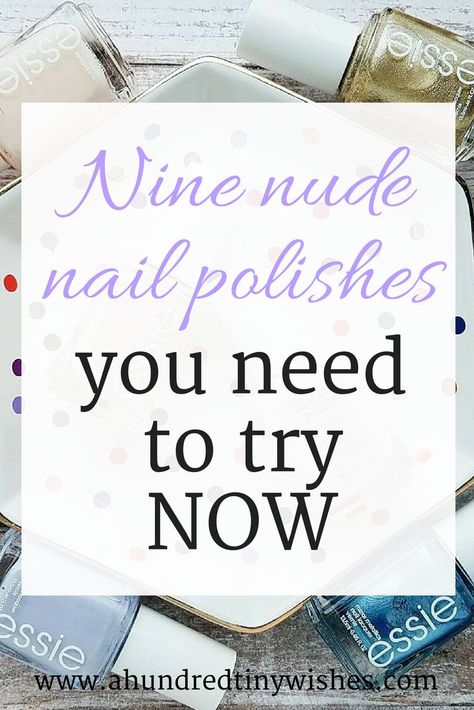 To me, a nude nail just screams sophistication. It is the perfect color for a job interview, a wedding, work, play, and any other event or activity you can possibly dream of. So here's 9 nude nail polishes that you need to try now! Work Appropriate Nails, How To Paint Nails, Glitter Nails Diy, Holiday Nails Glitter, At Home Manicure, Home Manicure, Glitter Nails Acrylic, Nude Nail Polish, Nude Nail