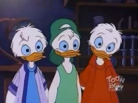 Quack Pack (Huey, Dewey and Louie) Quack Pack, Huey Dewey And Louie, Disney Pixar Characters, Cartoon Style Drawing, Duck Cartoon, Dark Wings, Disney Duck, Pixar Characters, Duck Tales