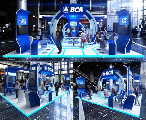 Activation Bank on Behance Activation Booth, Bank Design, Exhibit Design, Bank Card, Exhibition Design, Banking, Atom, Quick Saves, Design