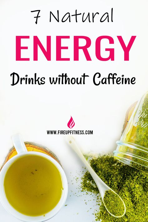 7 Natural Energy-Boosting Drinks Without Caffeine  🌿✨ All Natural Energy Drink, V8 Energy Drink Recipe, Natural Pre Workout Drink, Water With Chia Seeds, Energy Drink Recipe, Natural Pre Workout, Energy Tea Recipes, Natural Energy Drinks, Preworkout Drink