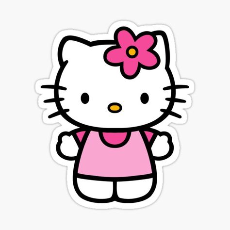 Hello Kitty Topper Printable, Hello Kitty Birthday Theme, Hello Kitty Clipart, Hello Kitty Stickers, Hello Kitty Printables, Homemade Stickers, Hello Kitty Imagenes, Hello Kitty Themes, Hello Kitty Party