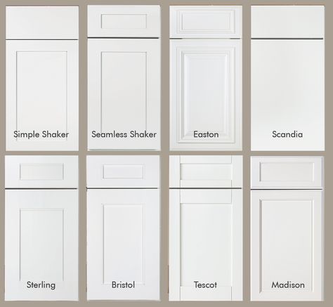 Types Of Shaker Cabinet Doors, Full Overlay Cabinet Door Styles, Diy Kitchen Island From Upper Cabinets, Kitchen Cabinet Shaker Style, Shaker Style Doors Kitchen Cabinets, Recessed Cabinets Kitchen, Kitchen Design Shaker, Full Overlay Shaker Cabinets, Cabinet Faces Styles